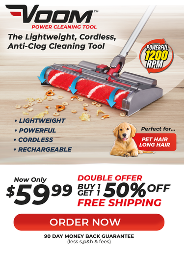 The Cordless, Rechargeable Power Cleaning Tool – Voom