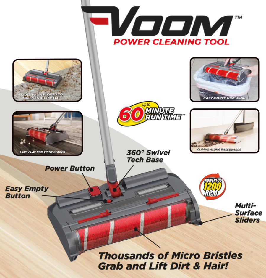 Voom Cordless Power Sweeper + Free Shipping